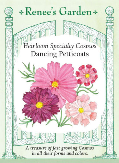 Heirloom Specialty Cosmos Dancing Petticoats