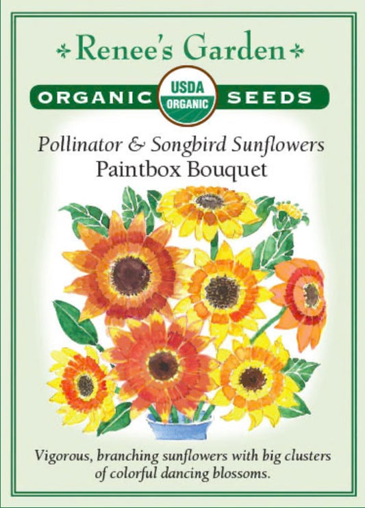 Paintbox Bouquet Pollinator & Songbird Sunflowers